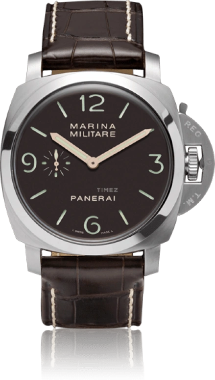 Panerai,Luminor 1950 47mm,47mm,Stainless Steel,Brown,Handwound,192hours,Sapphire,PAM00267