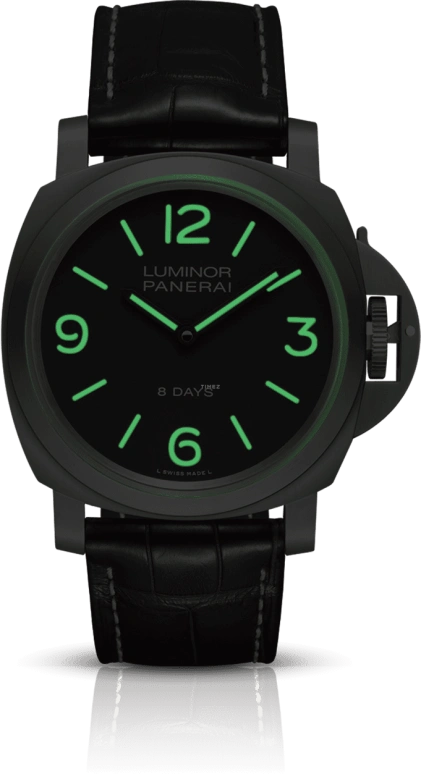 Panerai,Luminor 44mm,44mm,Titanium,Brown,Handwound,192hours,In-house Caliber,PAM00562