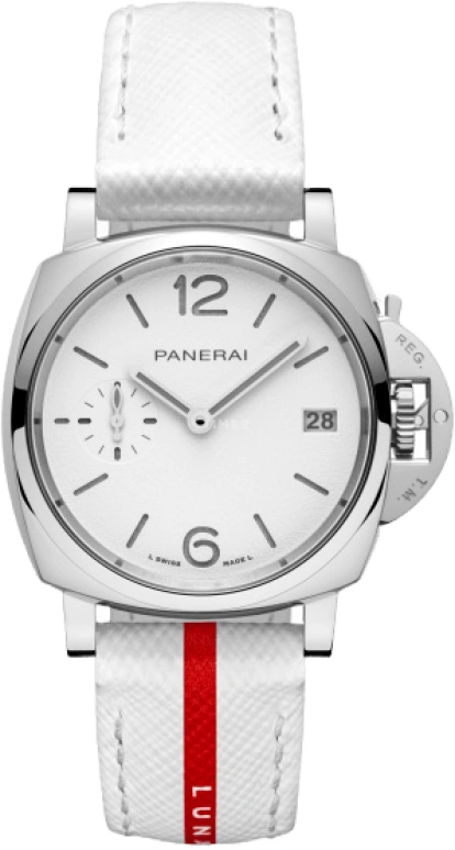 Panerai,Luminor Due 38mm,38mm,Stainless Steel,White,Automatic,Date,72hours,PAM01306