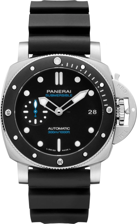 Panerai,Submersible 42mm,42mm,Ceramic,Stainless Steel,Black,Automatic,Date,72hours,PAM00683