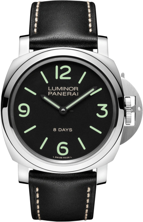 Panerai,Luminor 44mm,44mm,Stainless Steel,Black,Handwound,192hours,In-house Caliber,PAM00560