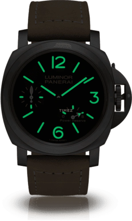 Panerai,Luminor 44mm,44mm,Titanium,Brown,Handwound,Power Reserve Indicator,192hours,PAM00797