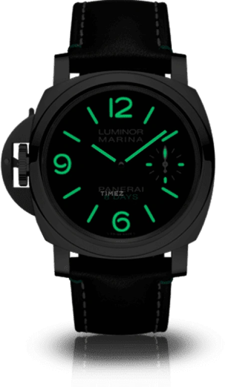 Panerai,Luminor 44mm,44mm,Stainless Steel,Black,Handwound,192hours,In-house Caliber,PAM00796