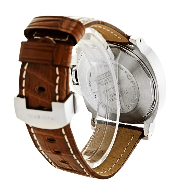 Panerai,Luminor 40mm,40mm,Stainless Steel,Black,Automatic,Day,Dule Time,PAM00244