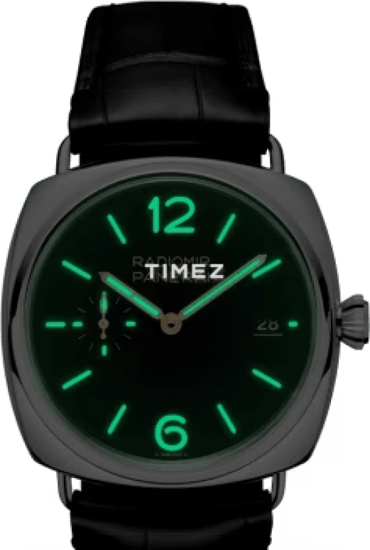 Panerai,Radiomir 40mm,40mm,Stainless Steel,Luminous,Black,Automatic,Day,Sapphire,Crystal Glass,PAM01294