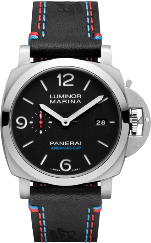Panerai,Luminor 1950 44mm,44mm,Stainless Steel,Black,Automatic,Date,72hours,PAM00727