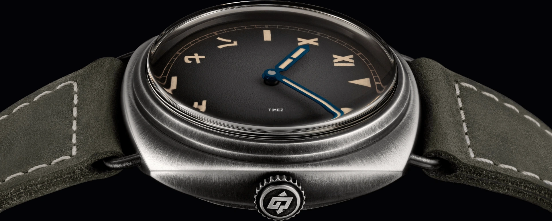 Panerai,Radiomir 45mm,45mm,Brunito eSteel™,Grey,Green,Gradient,Handwound,192hours,In-house Caliber,PAM02088