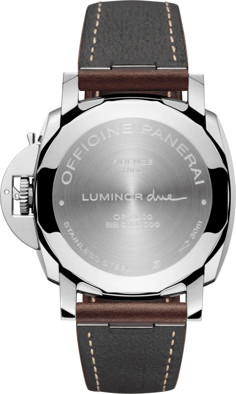 Panerai,Luminor Due 42mm,42mm,Stainless Steel,White,Automatic,Date,72hours,PAM01046