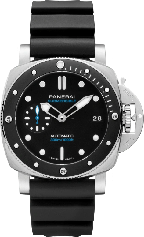Panerai,Submersible 42mm,42mm,Ceramic,Stainless Steel,Black,Automatic,Date,72hours,PAM00683
