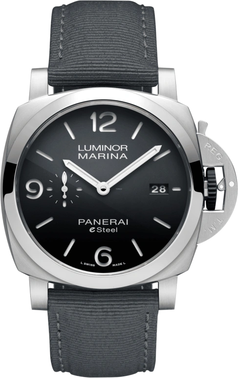 Panerai,Luminor 1950 44mm,44mm,Stainless Steel,Grey,Automatic,Date,72hours,PAM01358