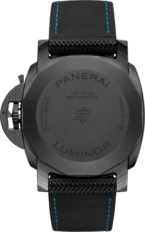 Panerai,Luminor 1950 44mm,44mm,Titanium,Carbon,Carbotech,Black,Automatic,Date,72hours,PAM01661
