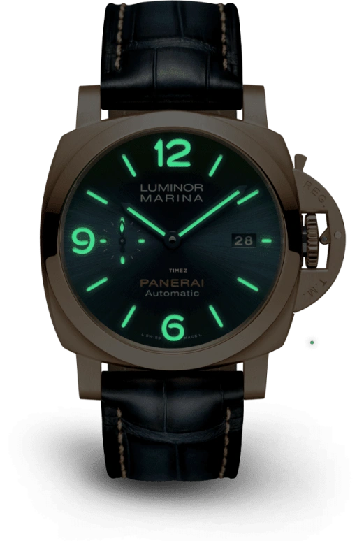 Panerai,Luminor 1950 44mm,44mm,Pink Gold,Blue,Automatic,Date,72hours,PAM01114