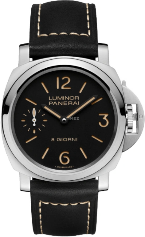 Panerai,Luminor 44mm,44mm,Stainless Steel,Black,Handwound,192hours,In-house Caliber,PAM00915