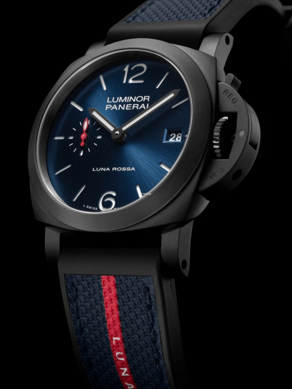 Panerai,Luminor 40mm,40mm,Stainless Steel,Blue,Automatic,Day,72hours,PAM01408