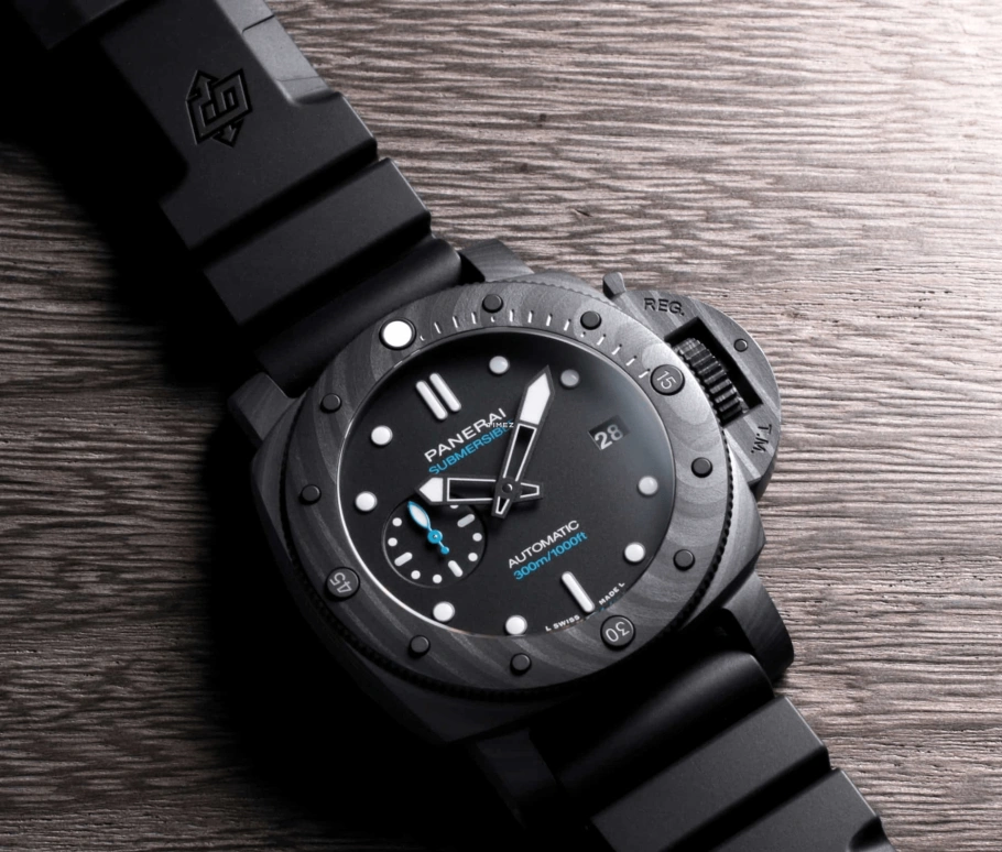 Panerai,Submersible 42mm,42mm,Carbotech,Black,Automatic,Day,72hours,PAM02231