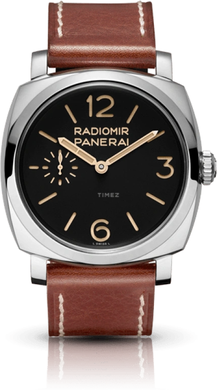 Panerai,Radiomir 1940 47mm,47mm,Stainless Steel,Black,Handwound,55hours,In-house Caliber,PAM00399