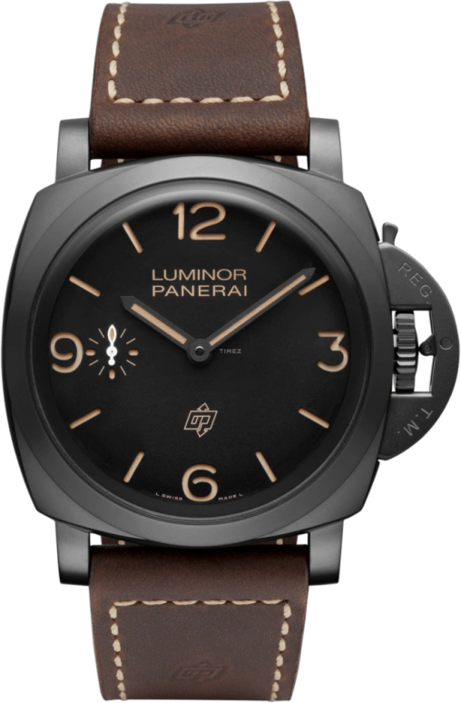 Panerai,Luminor 1950 47mm,47mm,Titanium,Black,Handwound,72hours,In-house Caliber,PAM00617