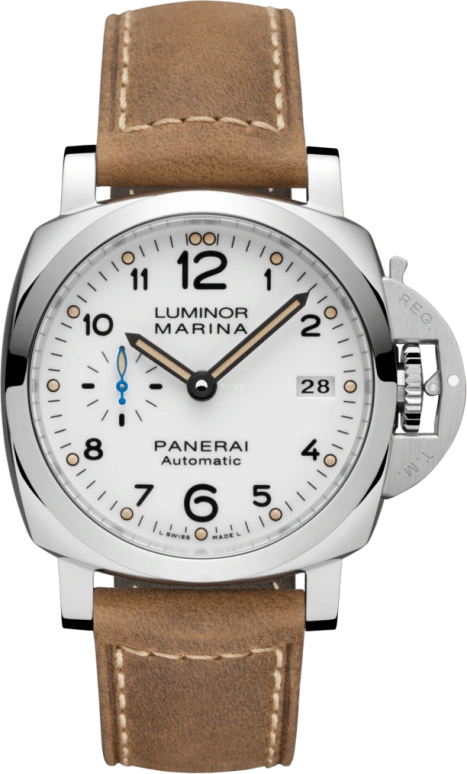 Panerai,Luminor 1950 42mm,42mm,Stainless Steel,White,Automatic,Date,72hours,PAM01523
