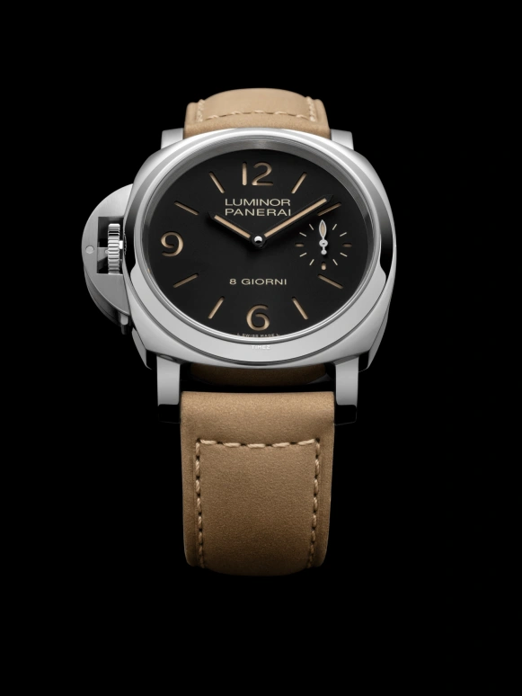 Panerai,Luminor 44mm,44mm,Stainless Steel,Black,Handwound,192hours,In-house Caliber,PAM01655