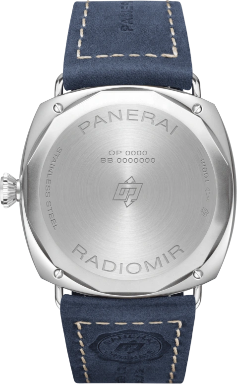 Panerai,Radiomir 47mm,47mm,Stainless Steel,Blue,Handwound,72hours,In-house Caliber,PAM01335