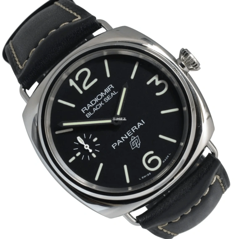 Panerai,Radiomir 45mm,45mm,Stainless Steel,Black,Handwound,72hours,In-house Caliber,PAM00754