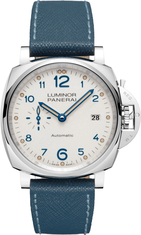 Panerai,Luminor Due 42mm,42mm,Stainless Steel,White,Automatic,Date,72hours,PAM00906