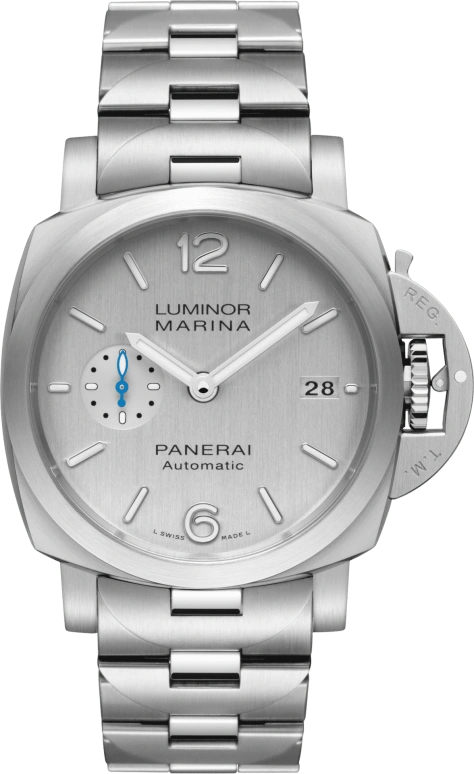 Panerai,Luminor 1950 42mm,42mm,Stainless Steel,Silver,Automatic,Date,72hours,PAM00977