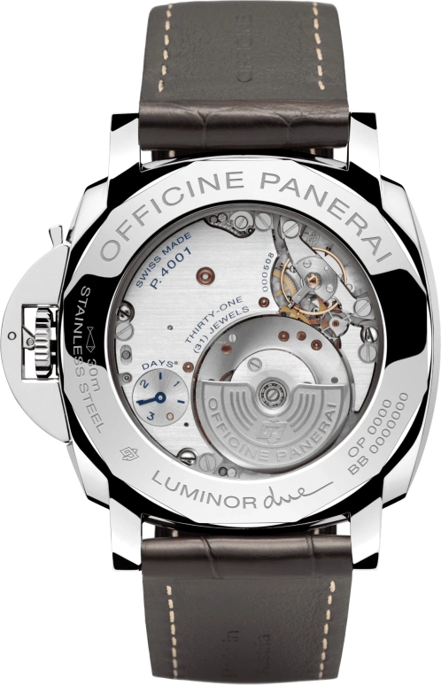 Panerai,Luminor Due 45mm,45mm,Stainless Steel,Grey,Automatic,Date,Power Reserve Indicator,PAM00943
