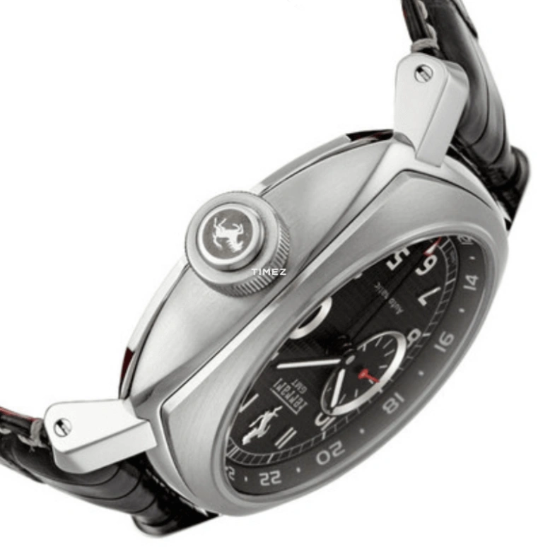 Panerai,Ferrari 45mm,45mm,Stainless Steel,Black,Automatic,Day,42hours,FER00001