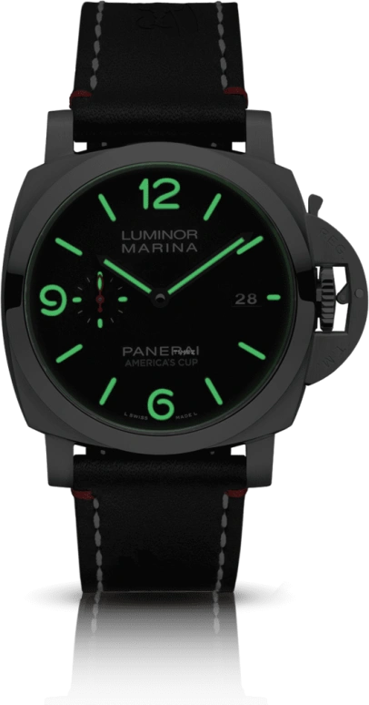 Panerai,Luminor 1950 44mm,44mm,Stainless Steel,Black,Automatic,Date,72hours,PAM00732