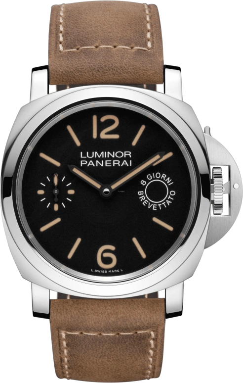 Panerai,Luminor 44mm,44mm,Stainless Steel,Black,Handwound,192hours,In-house Caliber,PAM00590