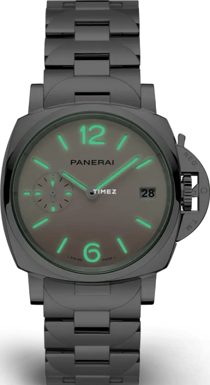 Panerai,Luminor Due 38mm,38mm,Stainless Steel,Pink,Automatic,Day,72hours,PAM01319