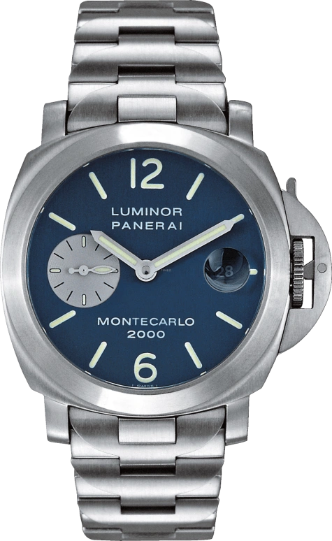 Panerai,Luminor 40mm,40mm,Stainless Steel,Blue,Automatic,Date,42hours,PAM00081