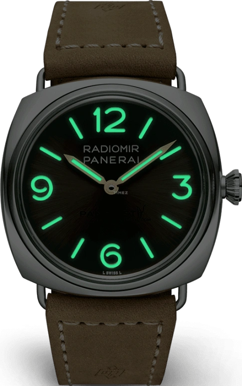 Panerai,Radiomir 45mm,45mm,Stainless Steel,Brown,Handwound,72hours,In-house Caliber,PAM02020