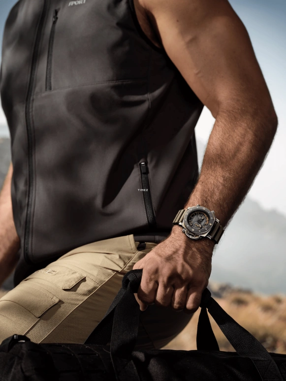 Panerai,Luminor 47mm,47mm,Stainless Steel,Black,Automatic,Chronograph,72hours,PAM01402