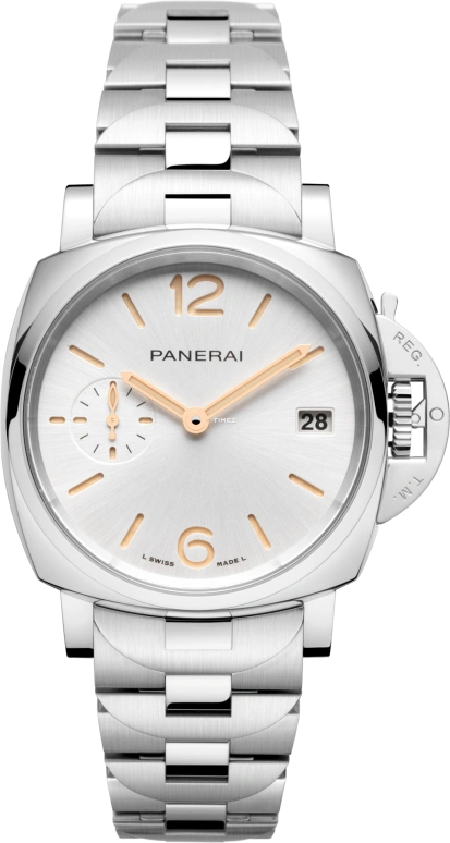Panerai,Luminor Due 38mm,38mm,Stainless Steel,Silver,Automatic,Day,72hours,PAM01508