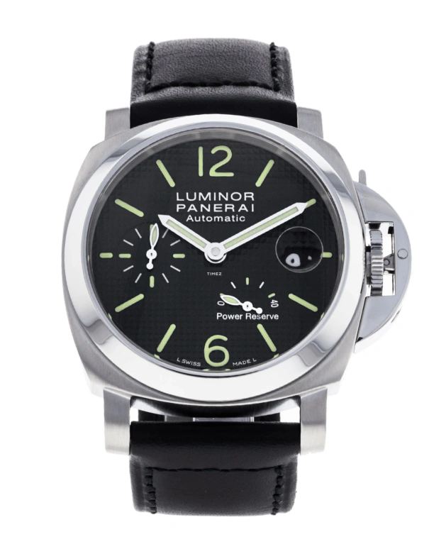 Panerai,Luminor 40mm,40mm,Stainless Steel,Black,Automatic,Day,Power Reserve Indicator,PAM00241