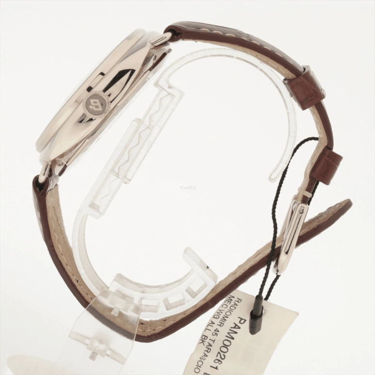 Panerai,Radiomir 45mm,45mm,White Gold,Black,Handwound,56hours,In-house Caliber,PAM00261