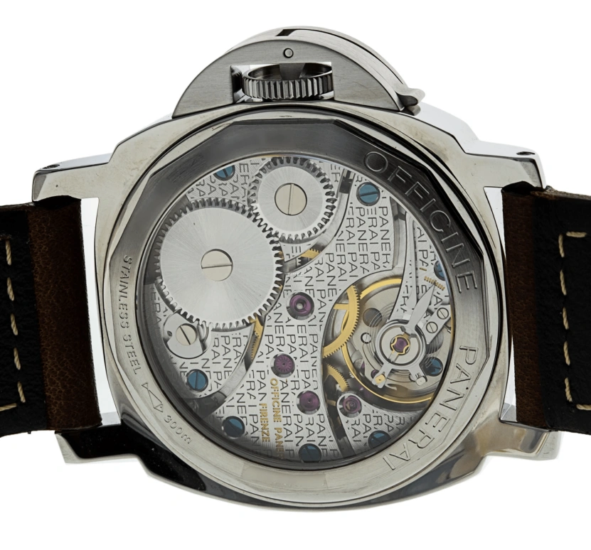 Panerai,Luminor 44mm,44mm,Stainless Steel,White,Handwound,56hours,In-house Caliber,PAM00113
