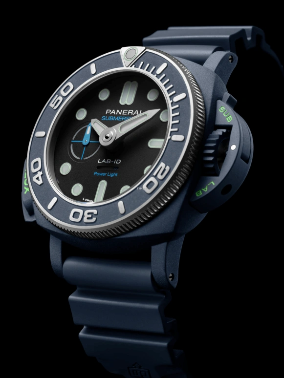 Panerai,Submersible 49mm,49mm,Ti-Ceramitech™,Black,Automatic,Power Reserve Indicator,72hours,PAM01800