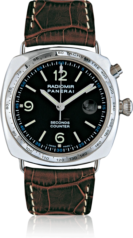 Panerai,Radiomir 42mm,42mm,White Gold,Black,Handwound,Day,40hours,PAM00078