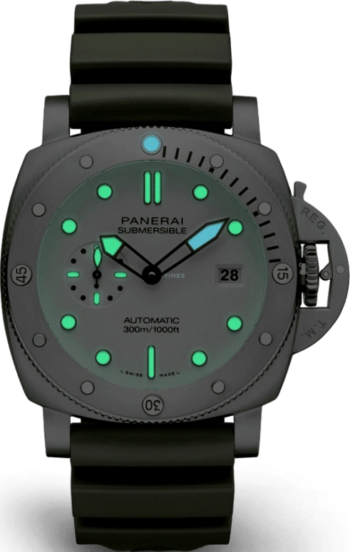 Panerai,Submersible 44mm,44mm,Stainless Steel,White,Automatic,Day,72hours,PAN Zhanle,PAM01226