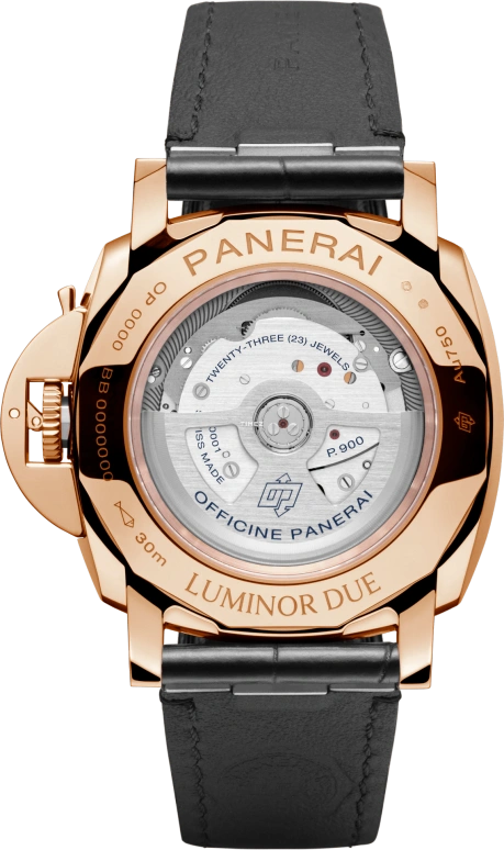 Panerai,Luminor Due 42mm,42mm,Rose Gold,White,Automatic,Day,72hours,PAM01336