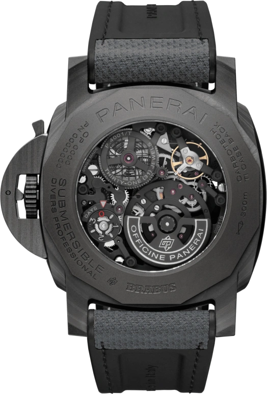 Panerai,Submersible 47mm,47mm,Titanium,Carbotech,Skeleton,Automatic,Day,Power Reserve Indicator,Dule Time,Day / Night Indication,In-house Caliber,Sapphire,PAM01240