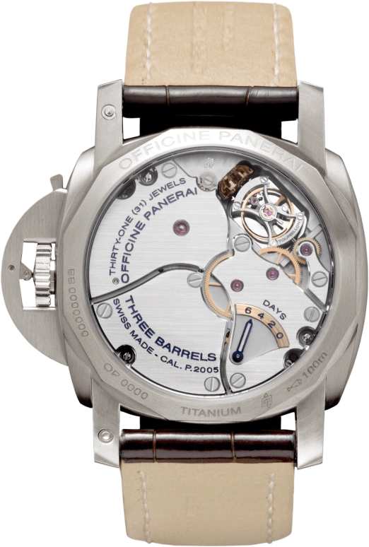 Panerai,Luminor 1950 47mm,47mm,Titanium,Black,Handwound,Power Reserve Indicator,Dule Time,Tourbillon,Day / Night Indication,144hours,In-house Caliber,PAM00306
