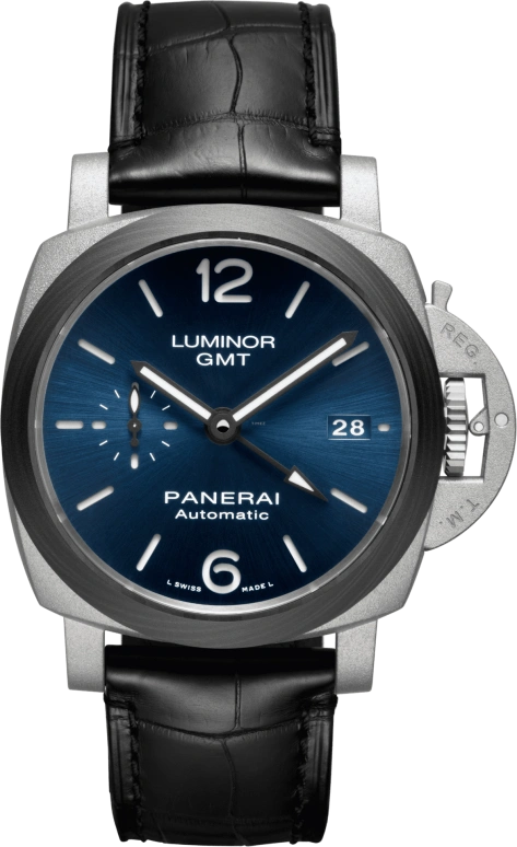 Panerai,Luminor 1950 42mm,42mm,Titanium,Carbotech,Blue,Automatic,Date,72hours,PAM01279