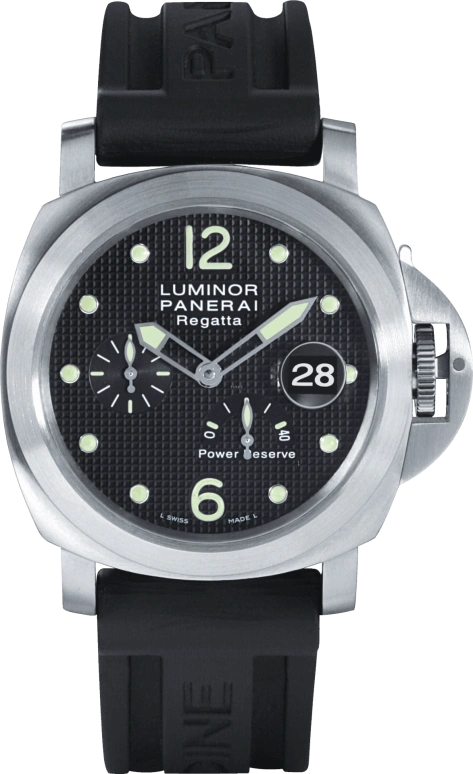Panerai,Luminor 44mm,44mm,Stainless Steel,Black,Automatic,Date,Power Reserve Indicator,PAM00222