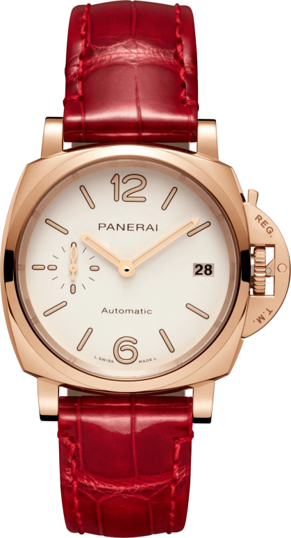 Panerai,Luminor Due 38mm,38mm,Goldtech,White,Automatic,Date,72hours,PAM01045
