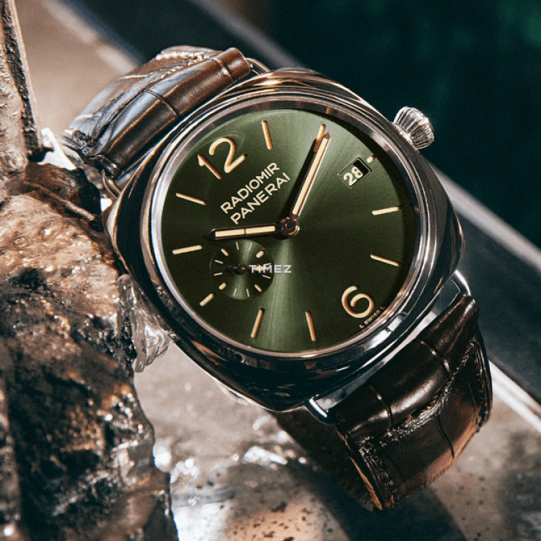 Panerai,Radiomir 40mm,40mm,Stainless Steel,Green,Automatic,Day,72hours,PAM01386