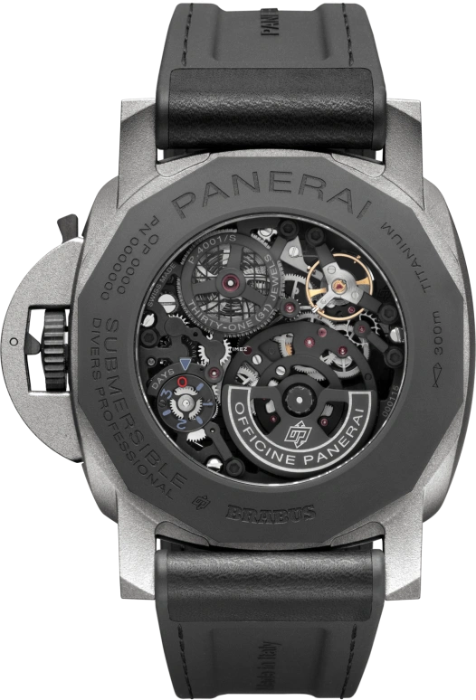 Panerai,Submersible 47mm,47mm,Titanium,Carbotech,Skeleton,Automatic,Day,Power Reserve Indicator,Dule Time,Day / Night Indication,72hours,In-house Caliber,PAM01241